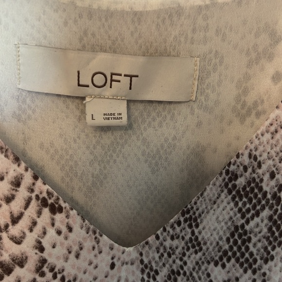 Loft Snake print cami lined size L - Picture 2 of 4